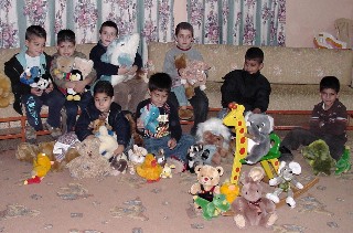 Children Enjoying the Toys