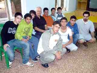 Mr. Schmitter With our Vocational Students