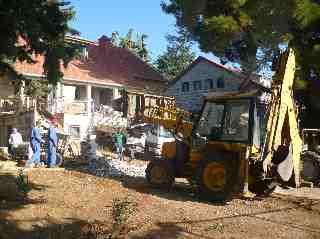 work on new vocational training center for girls