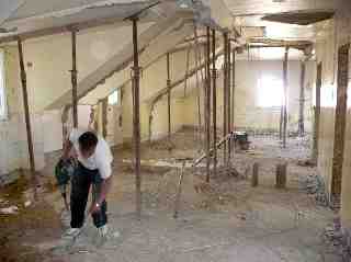 work on new vocational training center for girls